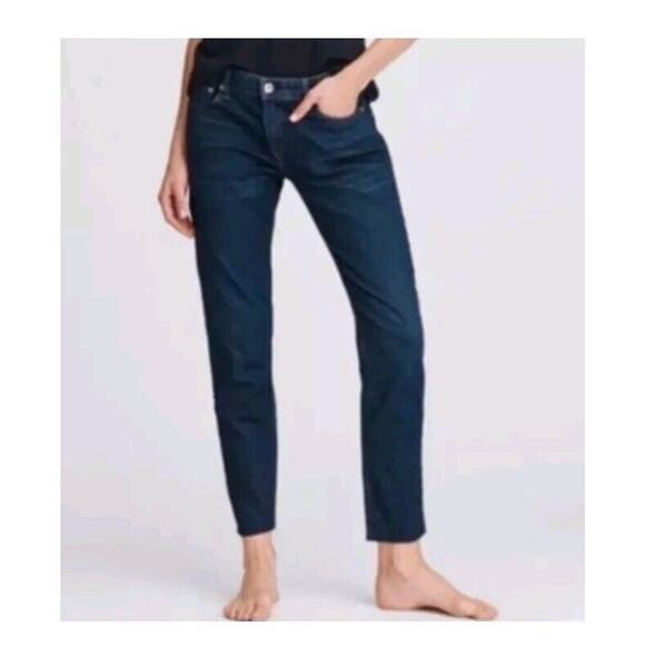 rag & bone Pants - Rag & Bone Dre Low-Rise Slim Boyfriend Jeans Bayview Women’s Size 26 Blue Nice